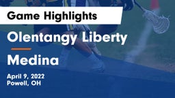 Olentangy Liberty  vs Medina Game Highlights - April 9, 2022