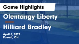 Olentangy Liberty  vs Hilliard Bradley  Game Highlights - April 6, 2022