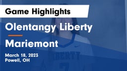 Olentangy Liberty  vs Mariemont  Game Highlights - March 18, 2023