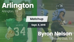 Matchup: Arlington High vs. Byron Nelson  2018
