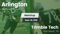 Matchup: Arlington High vs. Trimble Tech  2018