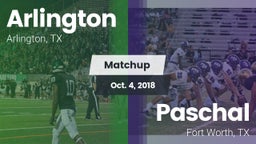 Matchup: Arlington High vs. Paschal  2018