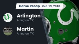 Recap: Arlington  vs. Martin  2018