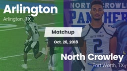 Matchup: Arlington High vs. North Crowley  2018