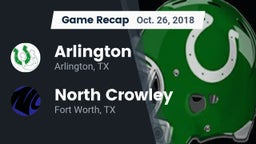 Recap: Arlington  vs. North Crowley  2018