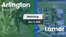Matchup: Arlington High vs. Lamar  2018