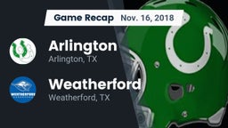 Recap: Arlington  vs. Weatherford  2018