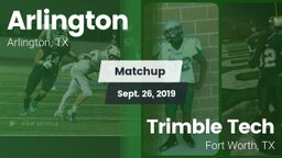 Matchup: Arlington High vs. Trimble Tech  2019