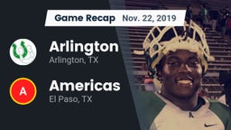 Recap: Arlington  vs. Americas  2019