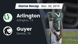 Recap: Arlington  vs. Guyer  2019