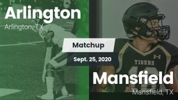 Matchup: Arlington High vs. Mansfield  2020