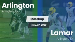 Matchup: Arlington High vs. Lamar  2020