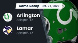 Recap: Arlington  vs. Lamar  2022