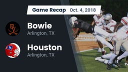 Recap: Bowie  vs. Houston  2018