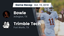 Recap: Bowie  vs. Trimble Tech  2018