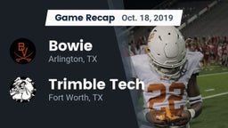Recap: Bowie  vs. Trimble Tech  2019