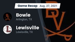 Recap: Bowie  vs. Lewisville  2021
