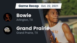 Recap: Bowie  vs. Grand Prairie  2021