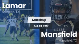Matchup: Lamar  vs. Mansfield  2017