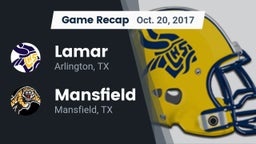 Recap: Lamar  vs. Mansfield  2017
