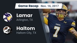 Recap: Lamar  vs. Haltom  2017