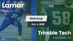 Matchup: Lamar  vs. Trimble Tech  2018