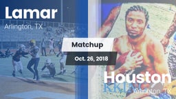 Matchup: Lamar  vs. Houston  2018