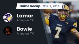 Recap: Lamar  vs. Bowie  2018