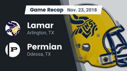 Recap: Lamar  vs. Permian  2018