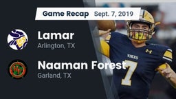 Recap: Lamar  vs. Naaman Forest  2019