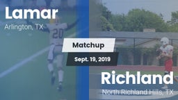 Matchup: Lamar  vs. Richland  2019