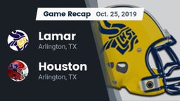 Recap: Lamar  vs. Houston  2019