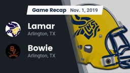 Recap: Lamar  vs. Bowie  2019