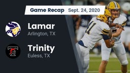 Recap: Lamar  vs. Trinity  2020