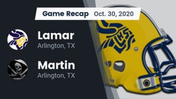 Recap: Lamar  vs. Martin  2020