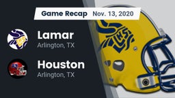Recap: Lamar  vs. Houston  2020