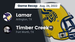 Recap: Lamar  vs. Timber Creek  2022