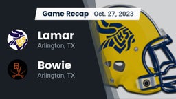 Recap: Lamar  vs. Bowie  2023
