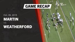 Recap: Martin  vs. Weatherford  2015