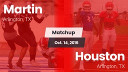 Matchup: Martin  vs. Houston  2016