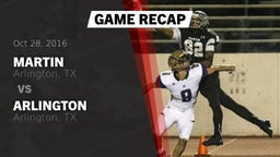 Recap: Martin  vs. Arlington  2016