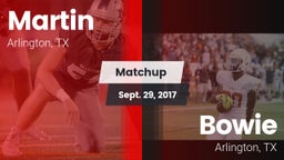 Matchup: Martin  vs. Bowie  2017