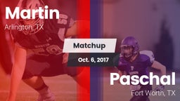 Matchup: Martin  vs. Paschal  2017