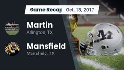 Recap: Martin  vs. Mansfield  2017