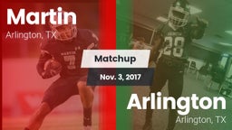 Matchup: Martin  vs. Arlington  2017