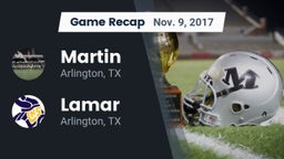 Recap: Martin  vs. Lamar  2017