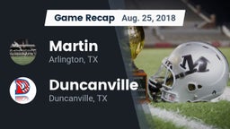 Recap: Martin  vs. Duncanville  2018