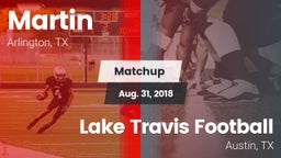 Matchup: Martin  vs. Lake Travis Football 2018