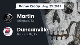 Recap: Martin  vs. Duncanville  2019