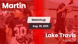 Matchup: Martin  vs. Lake Travis  2019